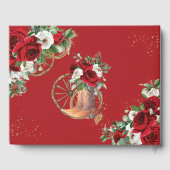 レッドホワイトフローラシャルロブーツキンセアニェラ写真 ゲストブック (裏面)