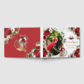 レッドホワイトフローラシャルロブーツキンセアニェラ写真 ゲストブック (全面)