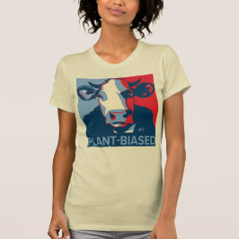 レッドホワイトブルーのポップアート風カウTシャツ Tシャツ