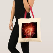 レッドホワイトブルーの花火II愛国 トートバッグ (正面(商品))