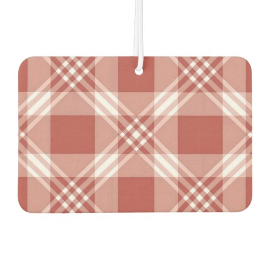 レッドホワイトプレイド – エアーフレッシュナー (正面)