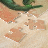 レッドホワイトポピーズジグソーパズル絵画ズ ジグソーパズル (側面)