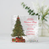 レッドホワイトライトツリーフェスティバルクリスマスパーティー 招待状 (スタンド正面)