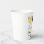 レッドホワイトロゼワインズグラスワイナリーワインテイスティング 紙コップ (右)