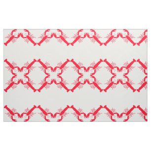 レッドホワイトロブスターシーフード4スティーブン ファブリック