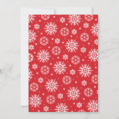 レッドホワイト素朴ウッドフォトクリスマス (裏面)