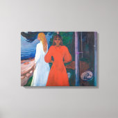 レッドホワイト |エドバード・ムンク | キャンバスプリント (正面)