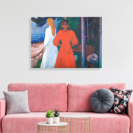 レッドホワイト |エドバード・ムンク | キャンバスプリント