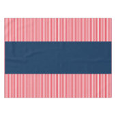 レッドホワイト&ブルーおもしろいお祝い テーブルクロス (正面(横))