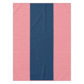 レッドホワイト&ブルーおもしろいお祝い テーブルクロス (正面)