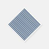 レッドホワイト&ブルーおもしろい愛国的お祝い スタンダードカクテルナプキン (角)