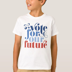 レッドホワイト&ブルーの将来の選挙に投票 Tシャツ