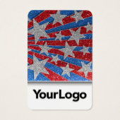 レッドホワイト&ブルーグリッター選USA軍隊写真 (裏面)