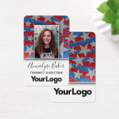 レッドホワイト&ブルーグリッター選USA軍隊写真 (デスク)