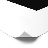 レッドホワイト&ブルーシーグラス ポスター (角)