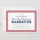 レッドホワイト&ブルースターズファミリー懇親会バーベキュー 招待状 (正面)