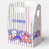 レッドホワイト&ブルーホームベー走スゲーブルビーフボックス フェイバーボックス (オープン)