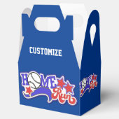 レッドホワイト&ブルーホーム走野球の愛用箱 フェイバーボックス (オープン)