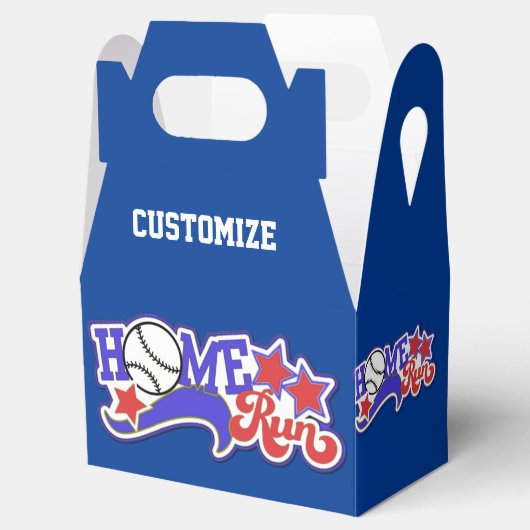 レッドホワイト&ブルーホーム走野球の愛用箱 フェイバーボックス (オープン)