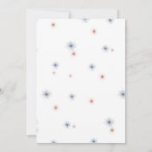 レッドホワイト&ブーゼフォーセブンパーティの招待状 招待状 (裏面)