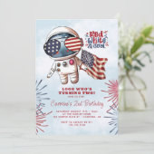 レッドホワイト&宇宙飛行士クールによる2回目の誕生日 招待状 (スタンド正面)