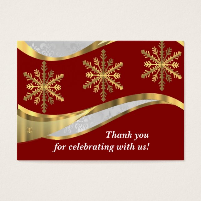 レッドホワイト&金ゴールドのクリスマス (正面)