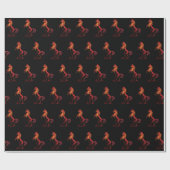 レッドホースファイアアート ラッピングペーパー (フラット)