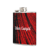 レッドホースマネ抽象芸術ドリンクフラスコ フラスク (左)