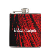 レッドホースマネ抽象芸術ドリンクフラスコ フラスク (正面)