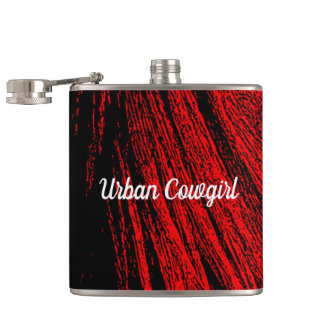 レッドホースマネ抽象芸術ドリンクフラスコ フラスク