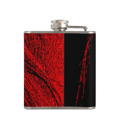 レッドホースマネ抽象芸術ドリンクフラスコ フラスク (裏面)