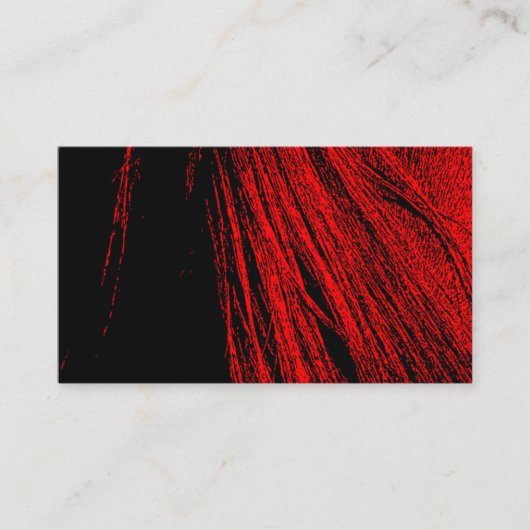 レッドホースマネ抽象芸術名刺 名刺 (正面)