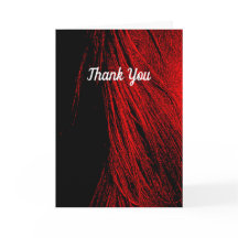 レッドホースマネ抽象芸術折り畳みグリーティングカード