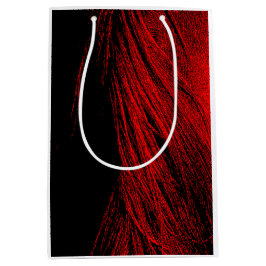 レッドホースマネ抽象芸術抱き枕 ミディアムペーパーバッグ