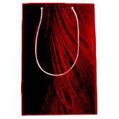 レッドホースマネ抽象芸術抱き枕 ミディアムペーパーバッグ (正面)