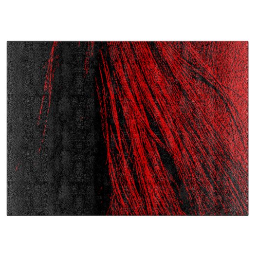 レッドホースマネ抽象芸術裁断ボード カッティングボード (正面)