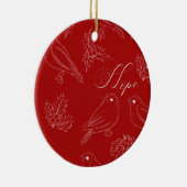 レッドホープのクリスマスオーナメント セラミックオーナメント (右)