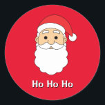 レッドホーホーホーサンタクロースMerry Christmas家族 ラウンドシール<br><div class="desc">Red Ho Ho Santa Clausメリークリスマスファミリーデザインホリデーシーズンのファンとユレタイドのお祝いとお祭り。今年のフェスティバルシーズンに家族や友達に挨拶や恵みを送る。彼らが宗教的であるかクリスマスの信じ魔法でも関係ない。冬のデザインの文字はカスタマイズ可能で、あなたパーソナライズされた自身の言葉で行うことができる。デザインツールを使用して、Santaグラフィックのフォント、フォント色、フォントサイズ、赤い背景色、および色を変更できる。あなたのおもしろいを持カスタマイズち、この漫画の顔デザインをパーソナライズ。ハッピーホリデー！</div>