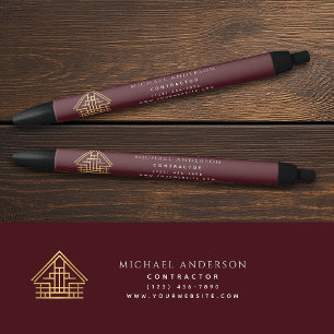 レッドホーム建物建築事業 黒ボールペン