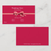 レッドボウの名刺 名刺 (正面/裏面)