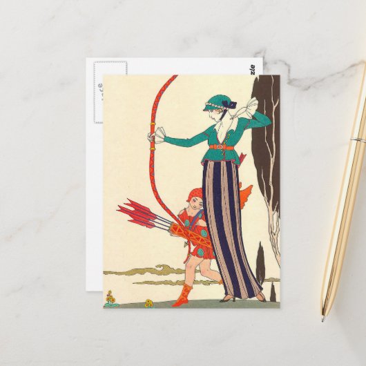 レッドボウアミューズメントバイジョージバービエ ポストカード (正面/裏面インサイチュ)