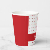 レッドボウガールバースデーパーティー紙カップ 紙コップ (右)