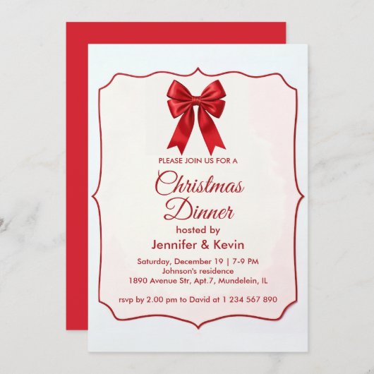 レッドボウクラシック伝統的招待状 シーズンカード (正面/裏面)