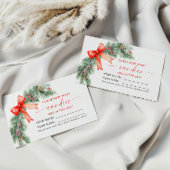 レッドボウクリスマスキャンディズゲームカードの数 プレイスカード