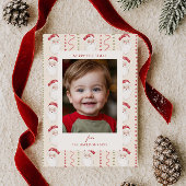 レッドボウクリスマスリース写真 シーズンカード