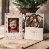 レッドボウクリスマスリース写真 シーズンカード