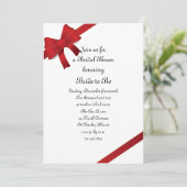 レッドボウズウィンターブライダルシャワー 招待状 (スタンド正面)