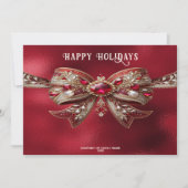 レッドボウホリデーカード シーズンカード (正面)