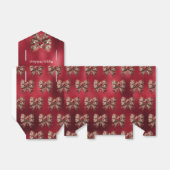 レッドボウホリデーギフトボックス フェイバーボックス (折り畳みなし)