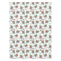 レッドボウホリークリスマスベルズパターン